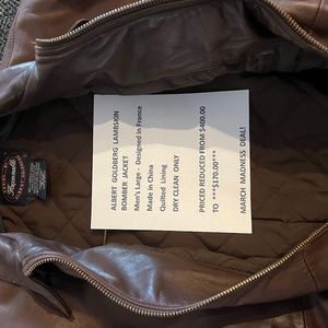 Fabaccone Lambskin Bomber Jacket